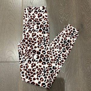 Varley Duncan Cheetah Animal Print Athletic Leggin